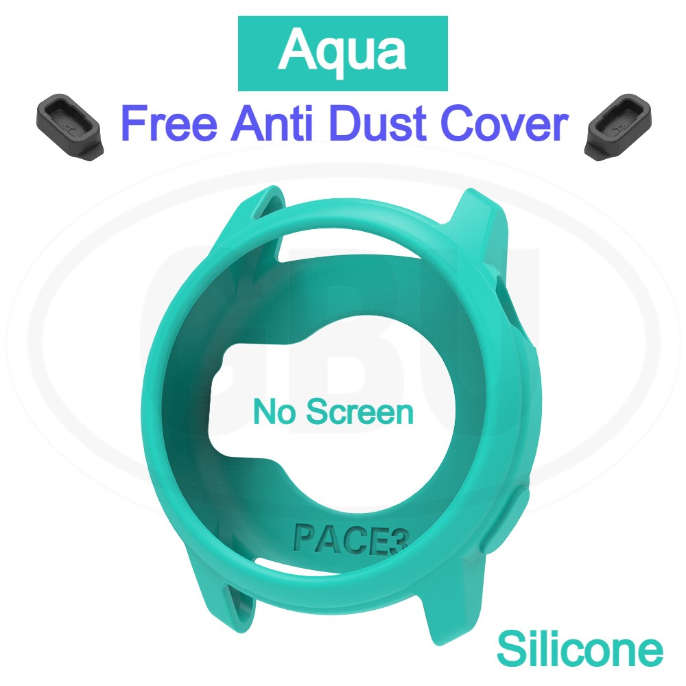Coros Pace 3 Silicone and Full Cover Case with Tempered Glass Protector Screen - 2-in-1 TPU Cover