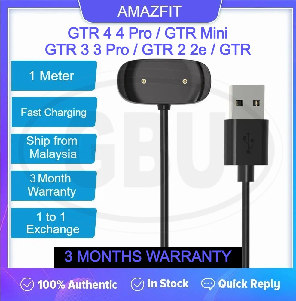 Amazfit GTR Mini / GTR 4 4 Pro / GTR 3 3 Pro / GTR 2 / GTR 2e / GTR Charger USB Magnetic Charging Cable (High Quality)