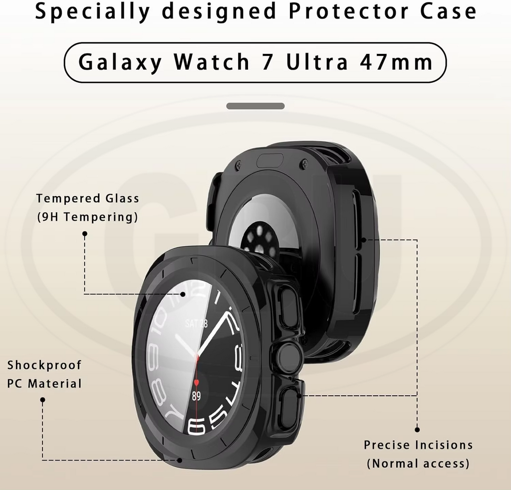 Samsung Galaxy Watch Ultra 47mm / Samsung Ultra Watch TPU Full Protector Cover Case