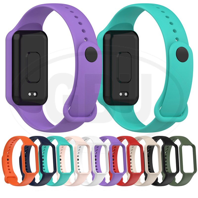 Compatible with Amazfit Band 7 / Band7 Smart Watch Soft Silicone Replacement Strap Band (NOT ORIGINAL)
