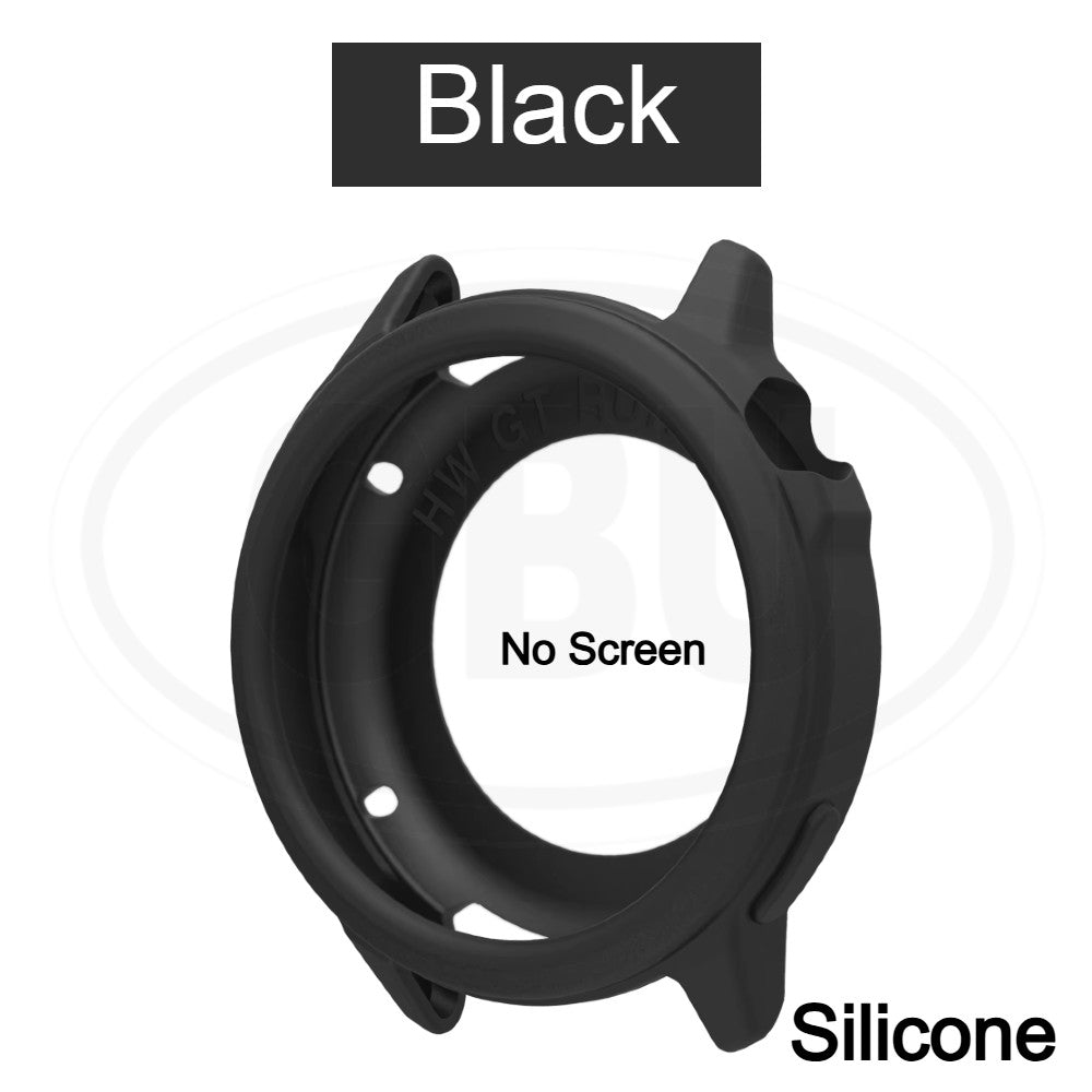 Compatible with Huawei GT Runner 2 Sarung Full Built-in Tempered Glass / Sarung Half Silikon - No Screen  (NOT ORIGINAL)