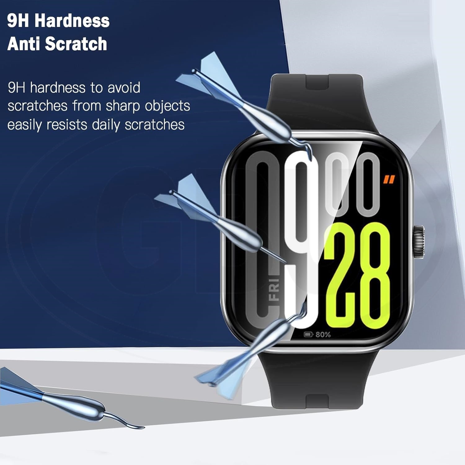 [2pcs] Redmi Watch 5 Full Cover 3D Screen Protector - Full Screen
