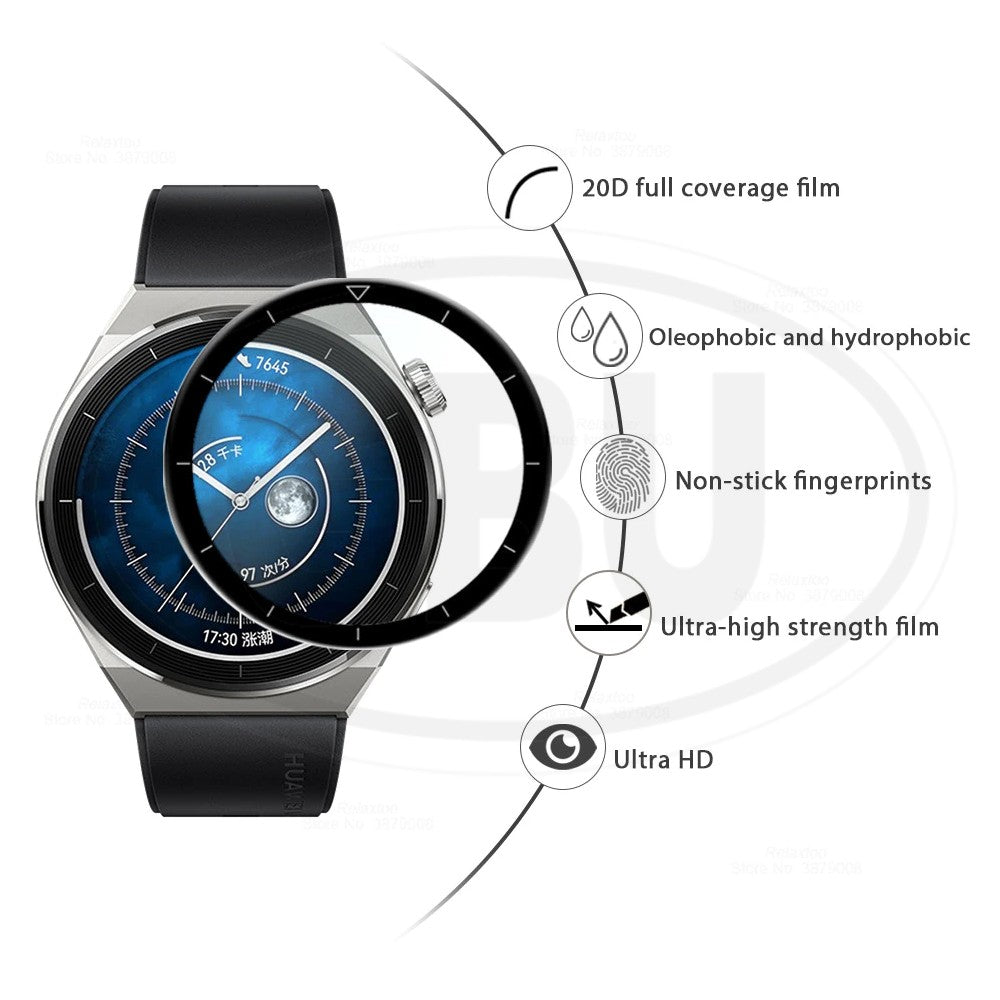 [2pcs] Huawei Watch GT3 Pro / GT3 Pro 46mm / GT3 Pro 43mm / GT3pro Screen Protector HD Tempered Glass