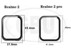 Realme Watch 2 / Realme Watch 2 Pro 2-in-1 Full Cover Case with Tempered Glass Protector Screen