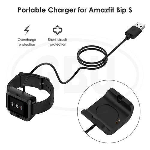 Amazfit Bip S / Bip 1S / BipS / Bip1S / A1821 / A1805 USB Charging Cable Charger Charging Dock Cradle - High Quality