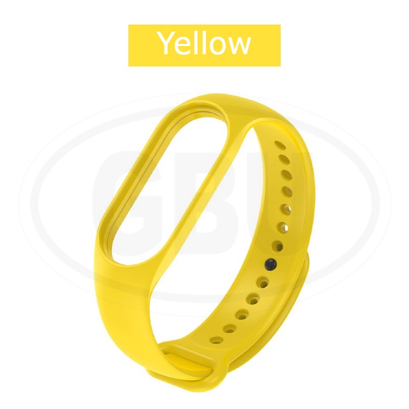 Xiaomi MI Band 7 / Band 6/ Band 5 Silicone Replacement Strap Band - Black Color Buckle