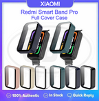 Redmi Smart Band Pro / Redmi Band Pro Full Cover Case with Tempered Glass Protector Screen - 2-in-1 Cover