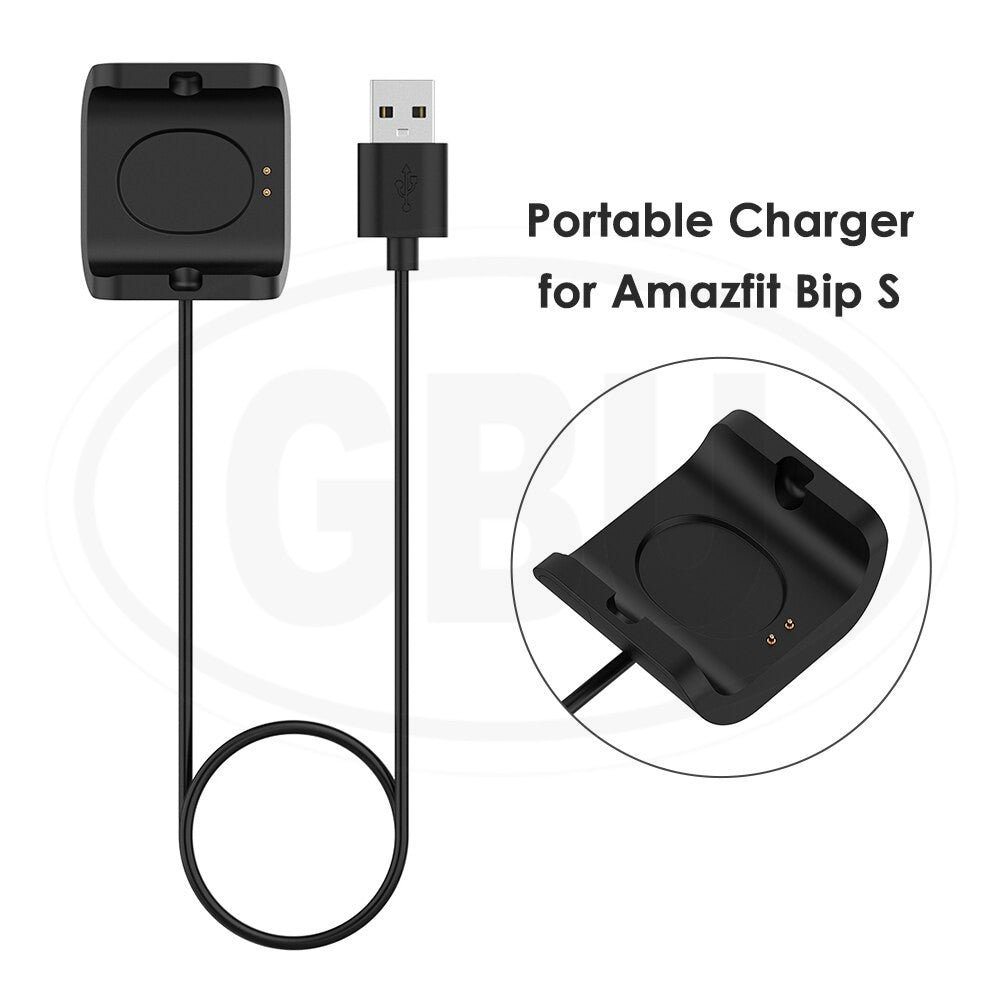 Amazfit Bip S / Bip 1S / BipS / Bip1S / A1821 / A1805 USB Charging Cable Charger Charging Dock Cradle - High Quality