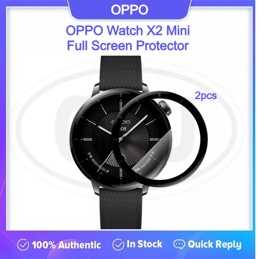 [2pcs] OPPO Watch X2 Mini 3D Full Cover Screen Protector - Full Screen
