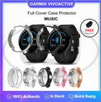 Compatible with Garmin Vivoactive 3 Music Sarung Full TPU Built-in Screen Protector Cover  PERCUMA Anti-Dust Cover (NOT ORIGINAL)
