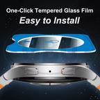 Samsung Galaxy Watch 7 / Watch 6 / Watch 5 Pro / Watch 4 / Watch 3 Clear HD Tempered Glass With Auto Alignment Tool
