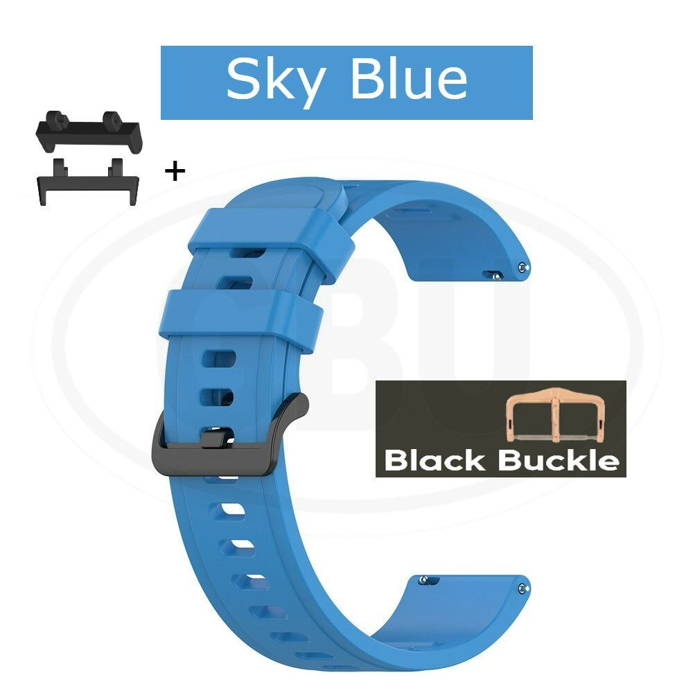 Amazfit T Rex 2 / T-Rex 2 Smartwatch Tali Silikon Lembut / Watch Strap (High Quality) - 22mm