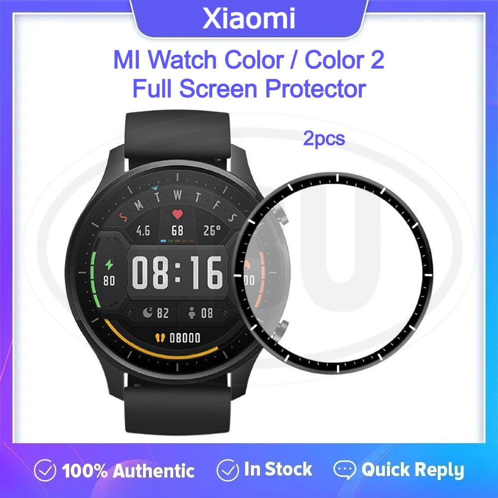[2pcs] Xiaomi Mi Watch Color 2 / Mi Watch Color / Color2 3D Full Cover Screen Protector