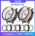 Xiaomi Watch S5 / Mi Watch S5 Sarung Full Built-in Tempered Glass Cover