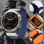 Garmin Nylon Watch Strap for Fenix E 8 47mm 7 6 5 / Instinct 2 / Forerunner 965 / FR955/FR945/FR935 QuickFit Watch Band