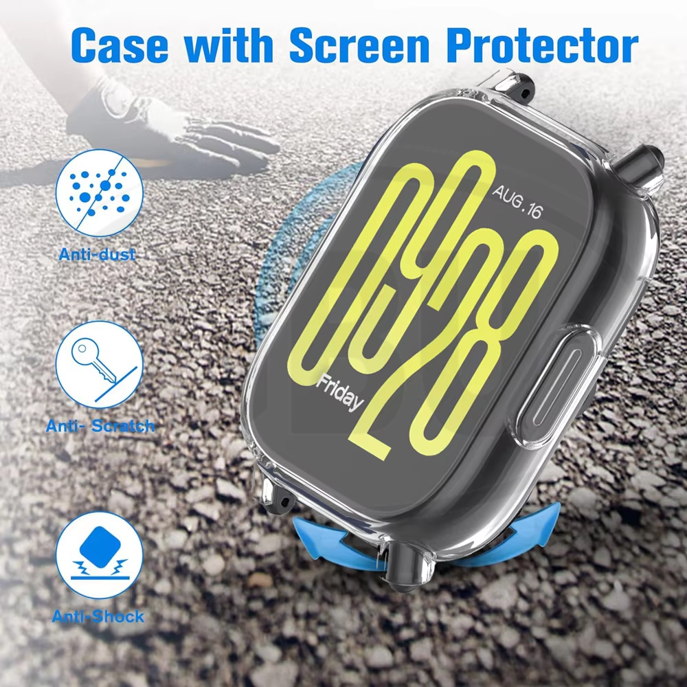 Xiaomi Redmi Watch 5 / Redmi Watch 5 Lite / Redmi Watch 5 Active TPU Full Protector Cover Case