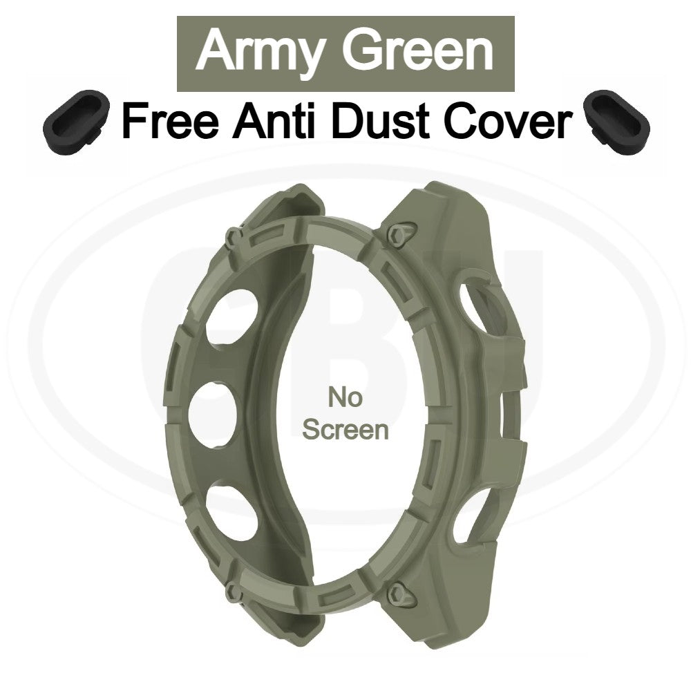 Garmin Quatix 8 47mm / Quatix 8 51mm Sarung Half Silikon - No Screen  PERCUMA Anti-Dust Cover