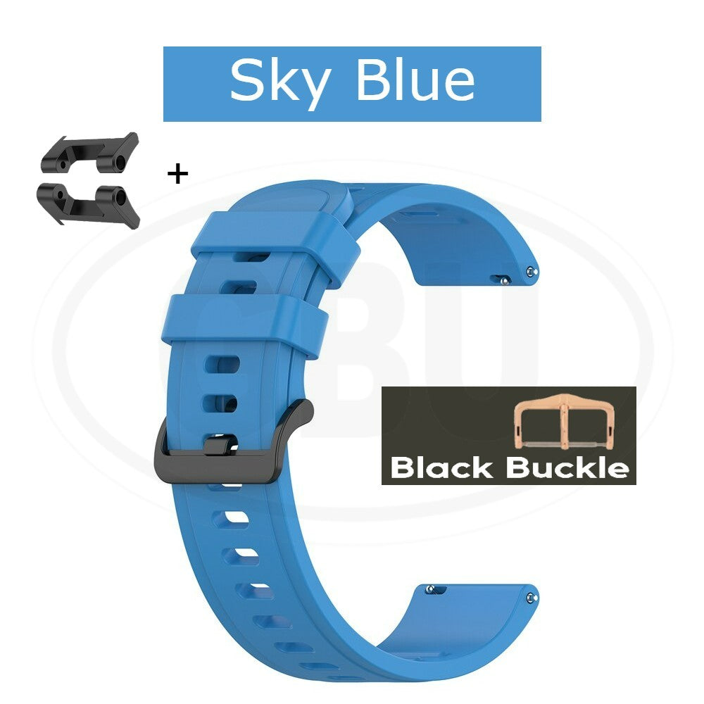 Compatible with Amazfit TRex / T-Rex Pro / T-Rex / TRex Pro Soft Silicone Strap Band  - A1919 / A1918-22mm (NOT ORIGINAL)