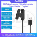Garmin MARQ Adventurer / MARQ Athlete / MARQ Aviator / MARQ Driver / MARQ Golfer / MARQ Captain USB Charging Clip Cable