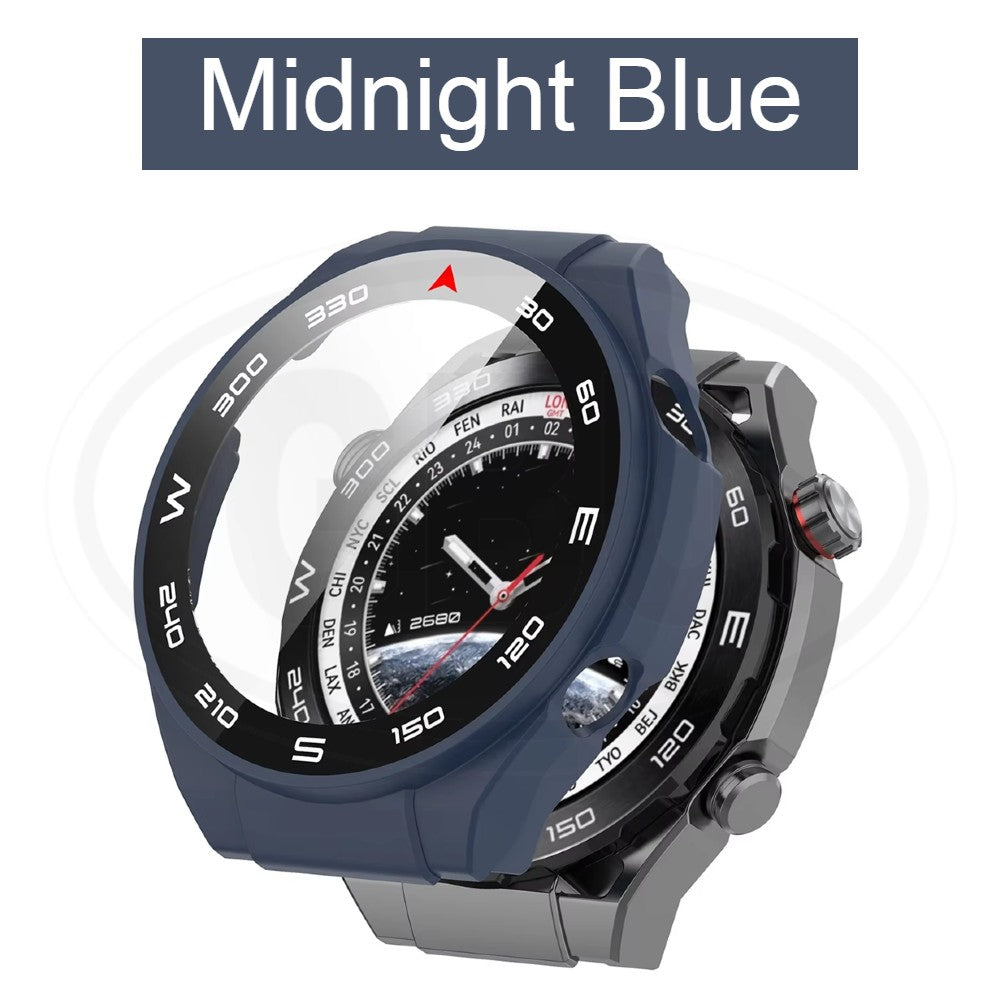 Huawei Watch Ultimate / Huawei Ultimate Full Cover Case 2-in-1 with Tempered Glass Protector Screen