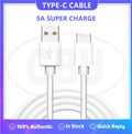 5A Super charge Type C Cable OR Micro USB Cable