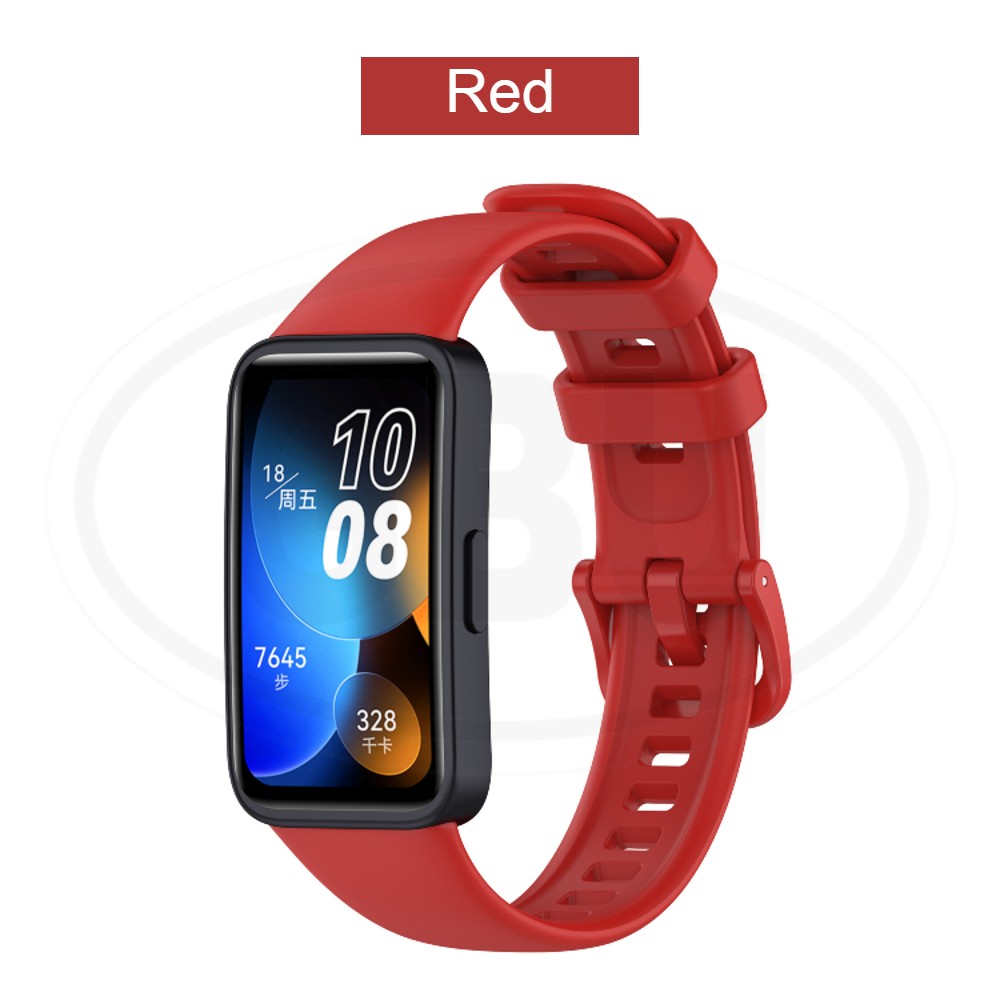 Huawei Band 10 / Huawei Band 9 / Huawei Band 8 Smartwatch Tali Silikon Lembut / Watch Strap - Full Color Buckle (High Quality)