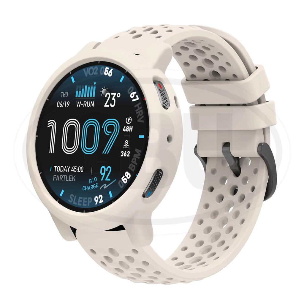 Amazfit Active Max Sarung Full Built-in Tempered Glass / Sarung Half Silikon - No Screen