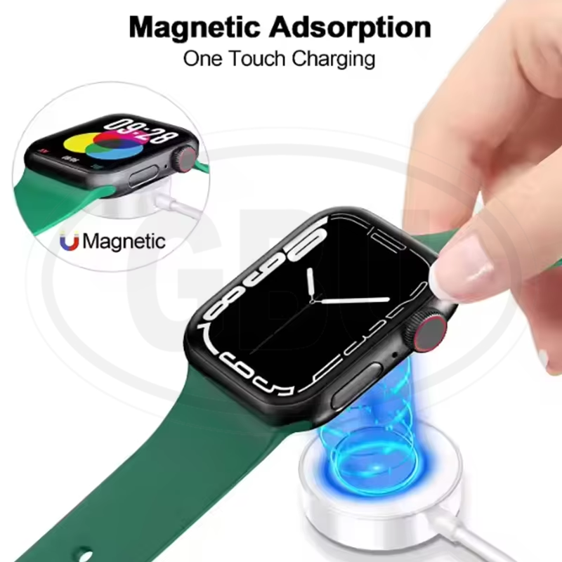 Apple Watch Series 11/10/9/8/7/SE/6/5/4/3/2/1 For 38mm/40mm/41mm/42mm/44mm/45mm/49mm USB Magnetic Charger Dock Cradle Cable