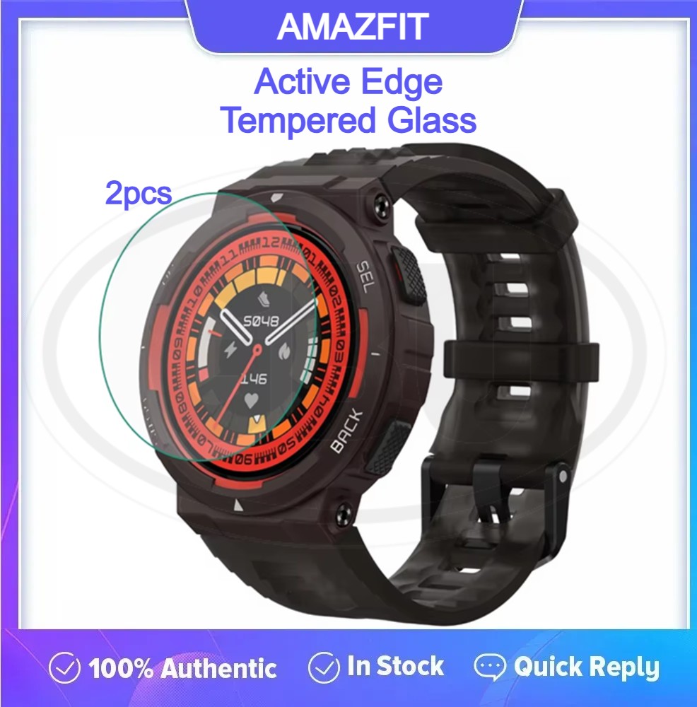 [2pcs] Amazfit Active Edge / Active Edge A2212 Watch Screen Protector HD Tempered Glass