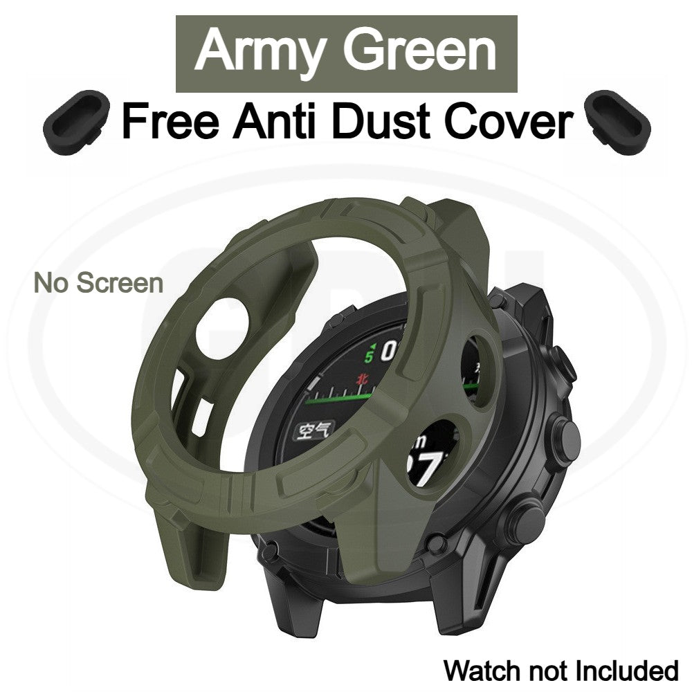 Garmin Descent G2 / Descent G1 Sarung Half Silikon - No Screen  PERCUMA Anti-Dust Cover