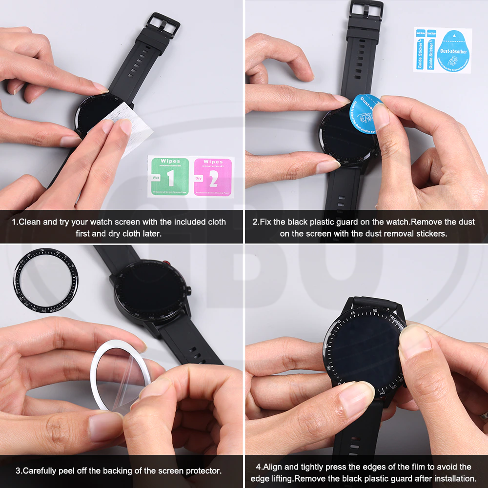 [2pcs] Realme Watch T1/ Realme T1 3D Full Cover Screen Protector - Full Screen