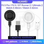 Huawei Fit 5 Pro / Fit 5 / GT Runner 2 / Ultimat 2 / Huawei Watch 5 46mm 42mm USB Magnetic Charger Dock Cradle Cable