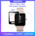 [2pcs] Amazfit Bip U / Bip U Pro / BipU / BipU Pro 3D Full Cover Screen Protector - Full Screen