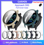 Garmin Approach S50 / Approach S50 Sarung Full Built-in Tempered Glass Cover  PERCUMA Anti-Dust Cover