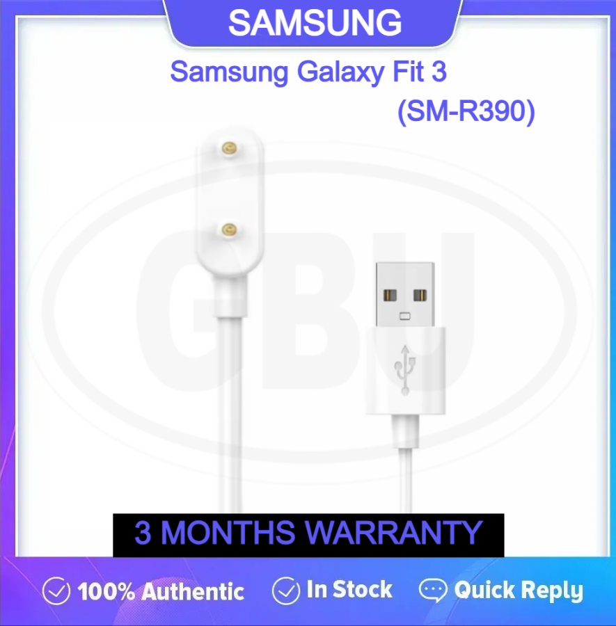 Samsung Galaxy Fit 3 / Fit3 / SM-R390 / R390 Smart Watch Magnetic USB Data Charging Cable - Dock Charger