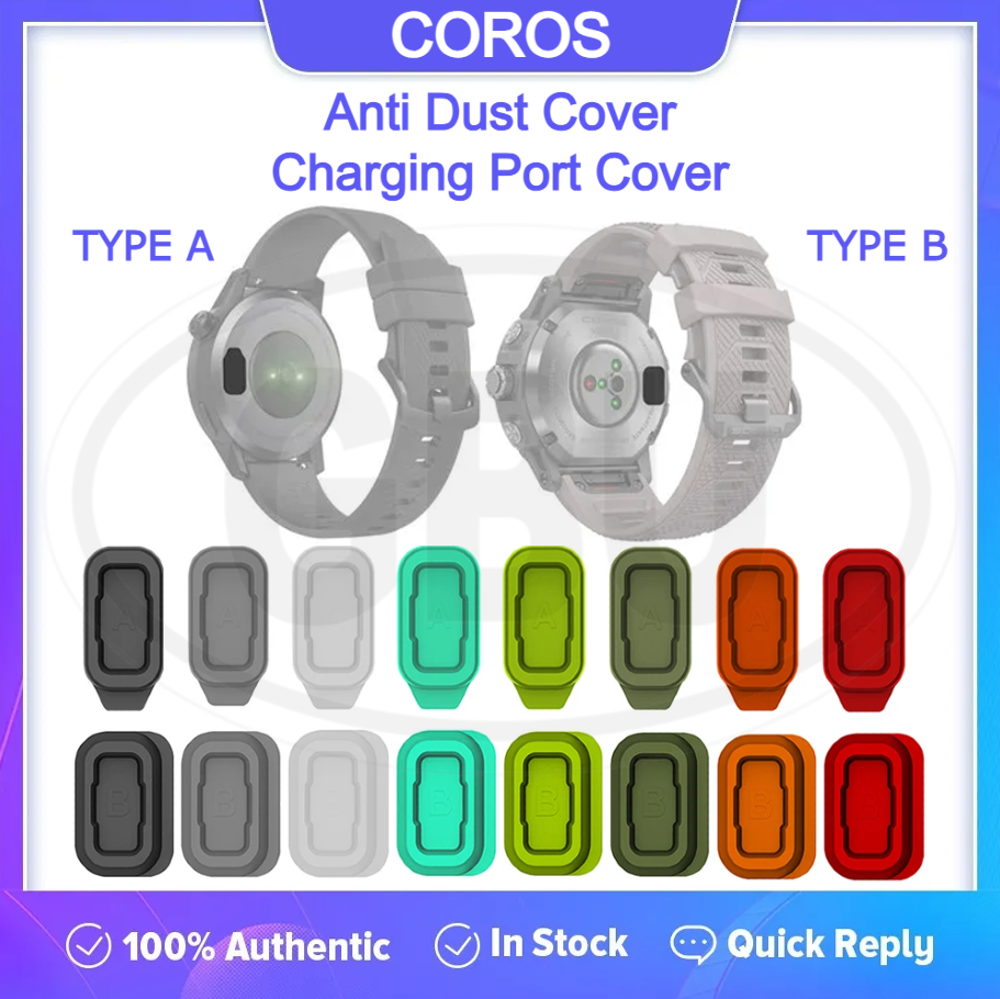 Coros Anti Dust Cover / Charging Port Cover For Coros Pace Pro / Pace 4 / Pace 3 / Pace 2 / Apex 2 2 Pro / Apex 4