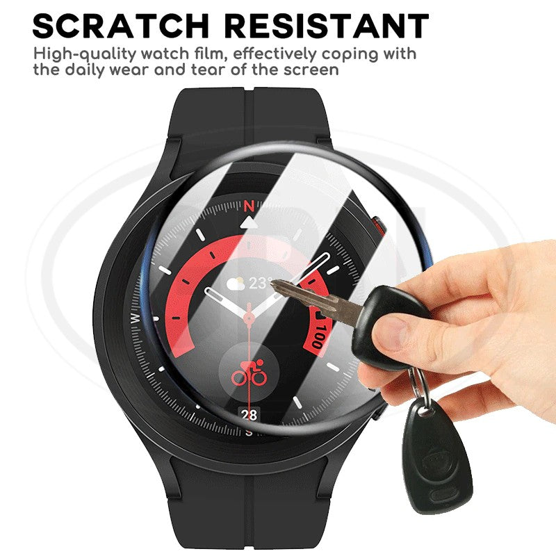 [2pcs] Samsung Galaxy Watch 5 Pro / Watch 5 40mm / 5 44mm 3D Full Cover Screen Protector Tempered Glass - Full Screen