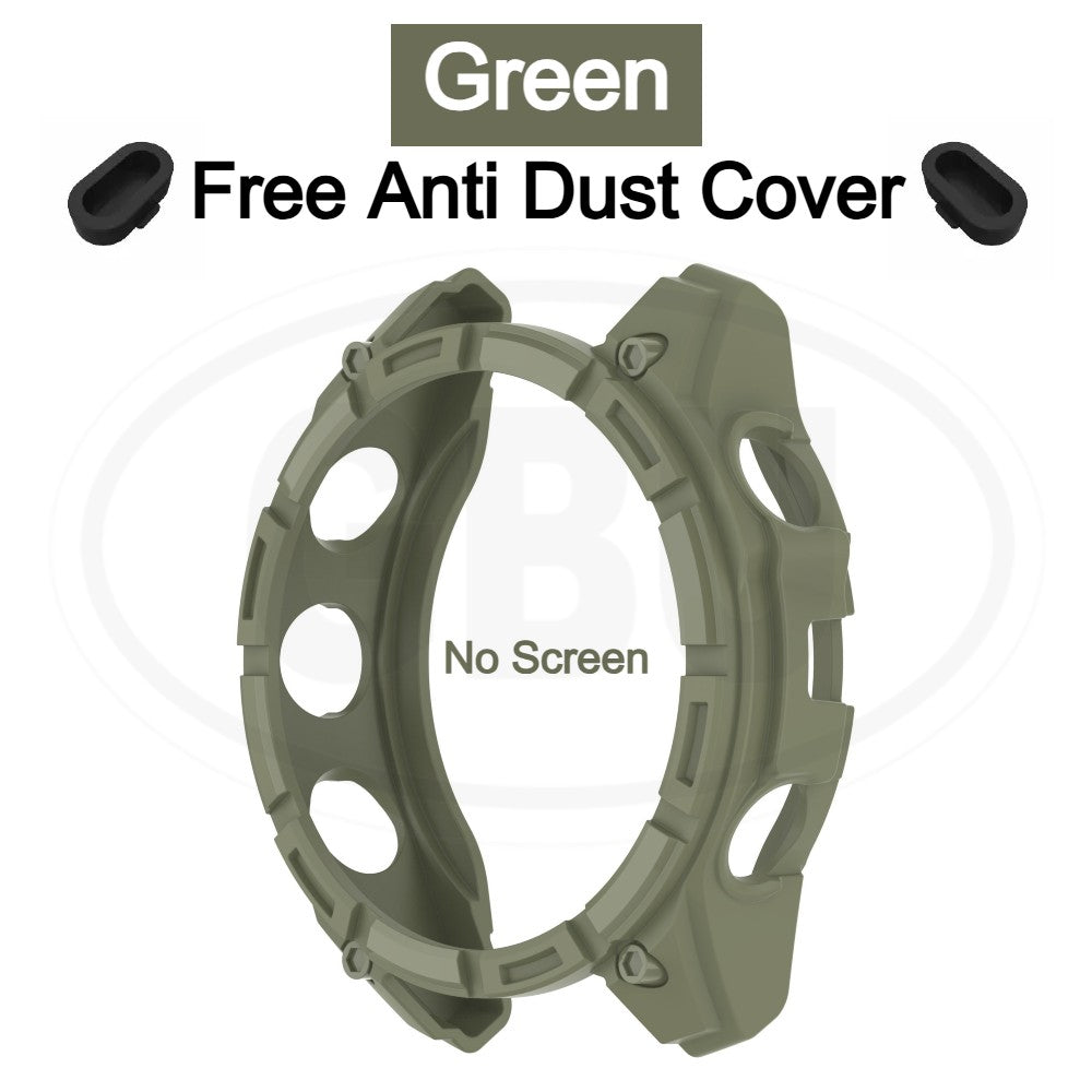 Garmin Fenix 7 Pro 47mm / Fenix 7 Pro 47mm Sarung Half Silikon - No Screen  PERCUMA Anti-Dust Cover