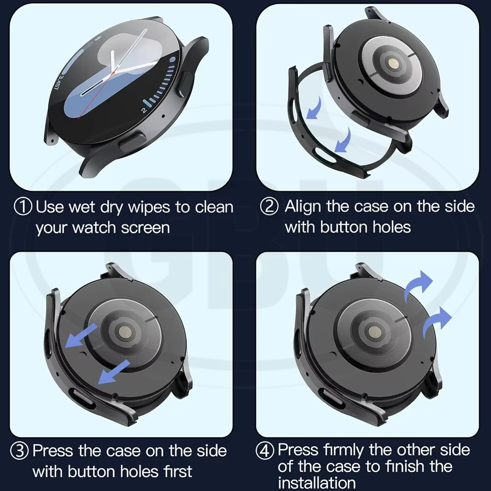 Samsung Galaxy Watch 7 44mm / Watch 7 40mm TPU Full Protector Cover Case