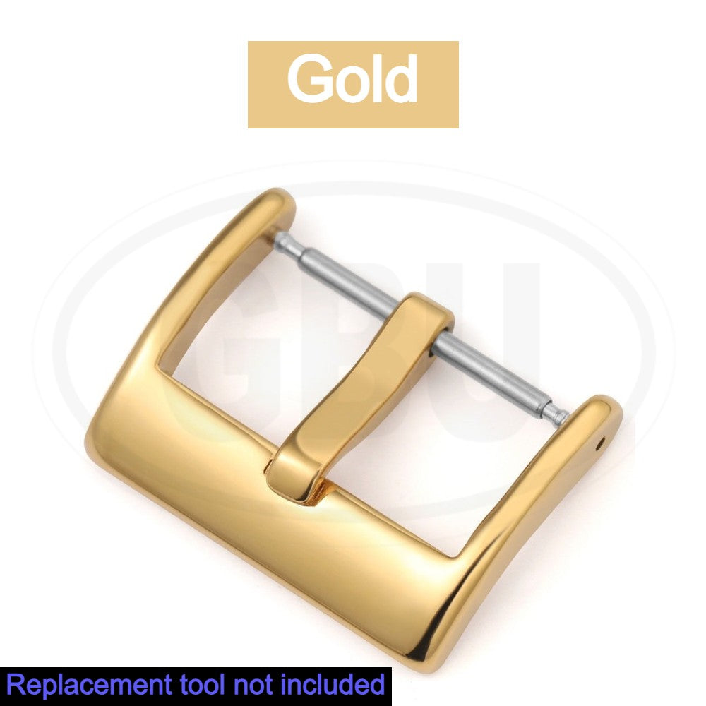 Watch Buckle Strap Buckles 18mm 20mm 22mm Watch Band Strap Pin Buckles - Elegant Design 304L Stainless Steel