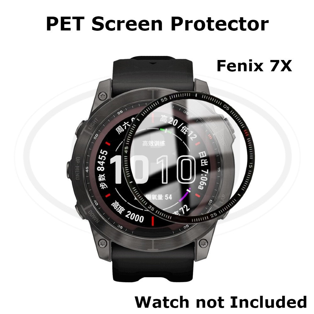 Fenix 7 7X 7S / Fenix 7X / Fenix 7S / Fenix 7 3D Full Cover Screen Protector - Full Screen