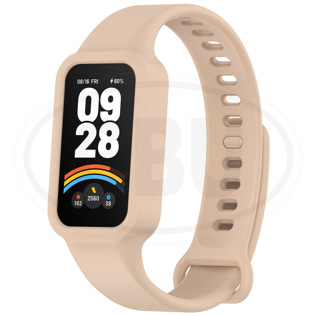 Compatible with Xiaomi Smart Band 9 Active / Mi Band 9 Active Soft Silicone Replacement Strap Band (NOT ORIGINAL)