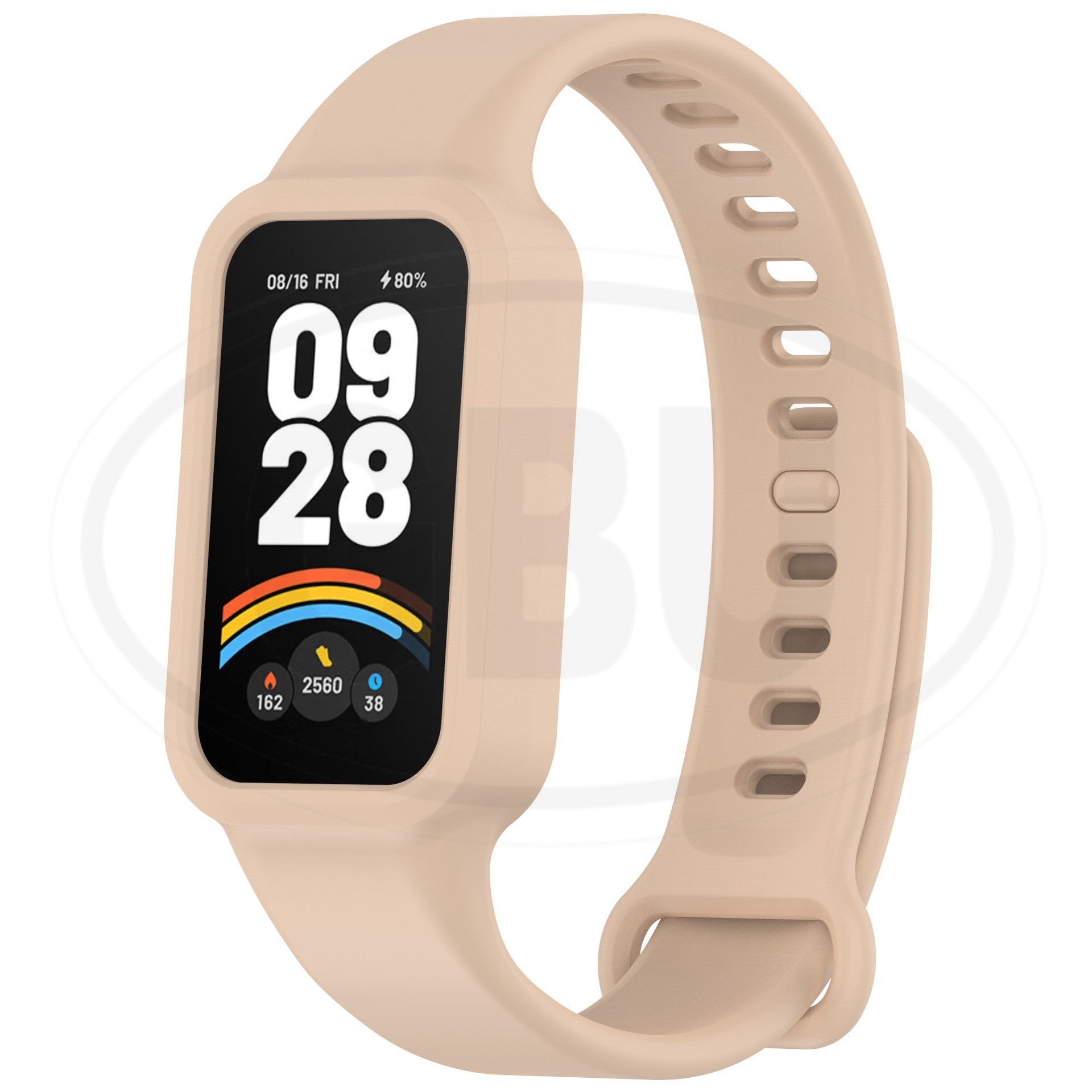 Compatible with Xiaomi Smart Band 9 Active / Mi Band 9 Active Soft Silicone Replacement Strap Band (NOT ORIGINAL)