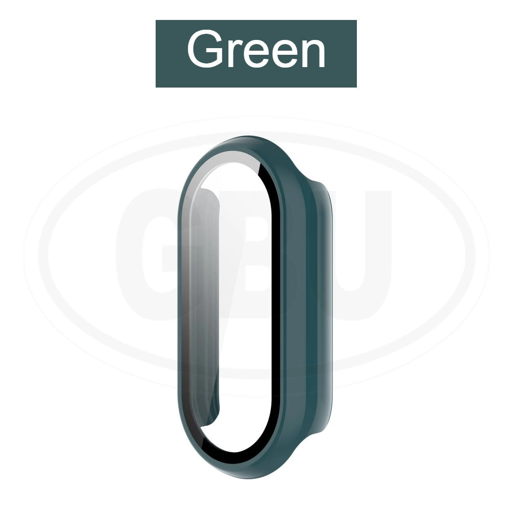 Xiaomi Smart Band 8 / Xiaomi Smart Band 10 / Mi Band 8 / Mi Band 10 Sarung Full Built-in Tempered Glass Cover