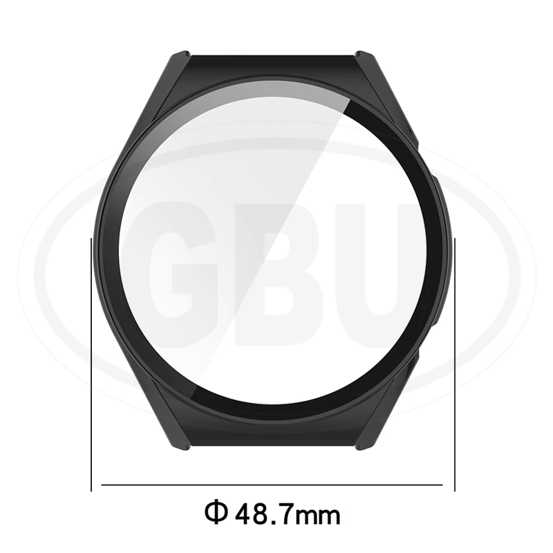 Xiaomi Watch S1 / Mi S1 Full Cover Case with Tempered Glass Protector Screen - 2-in-1 Cover