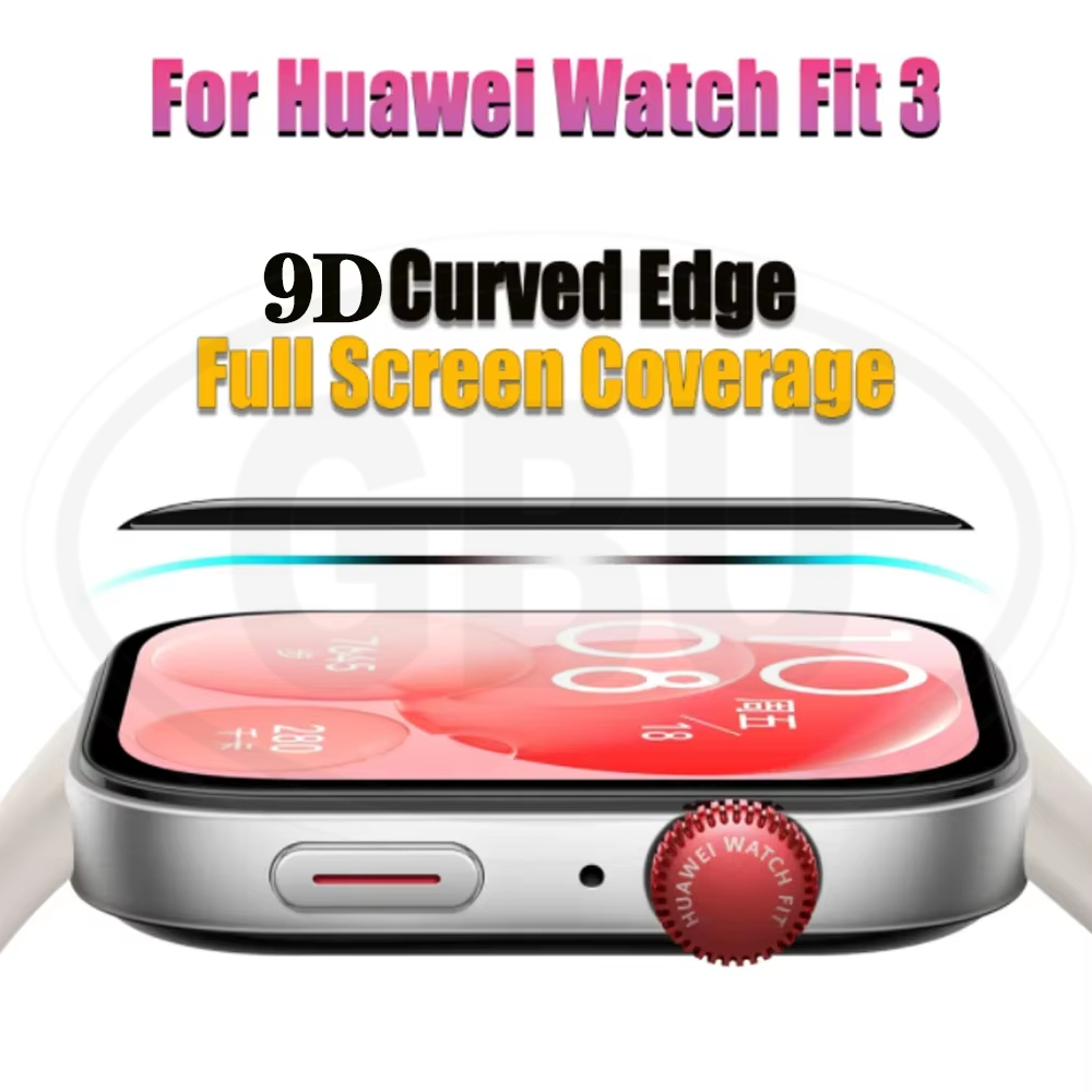 [2pcs] Huawei Watch Fit 3 3D Full Cover Screen Protector - Full Screen