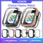 Honor Choice Haylou Watch Sarung Full Built-in Tempered Glass Cover