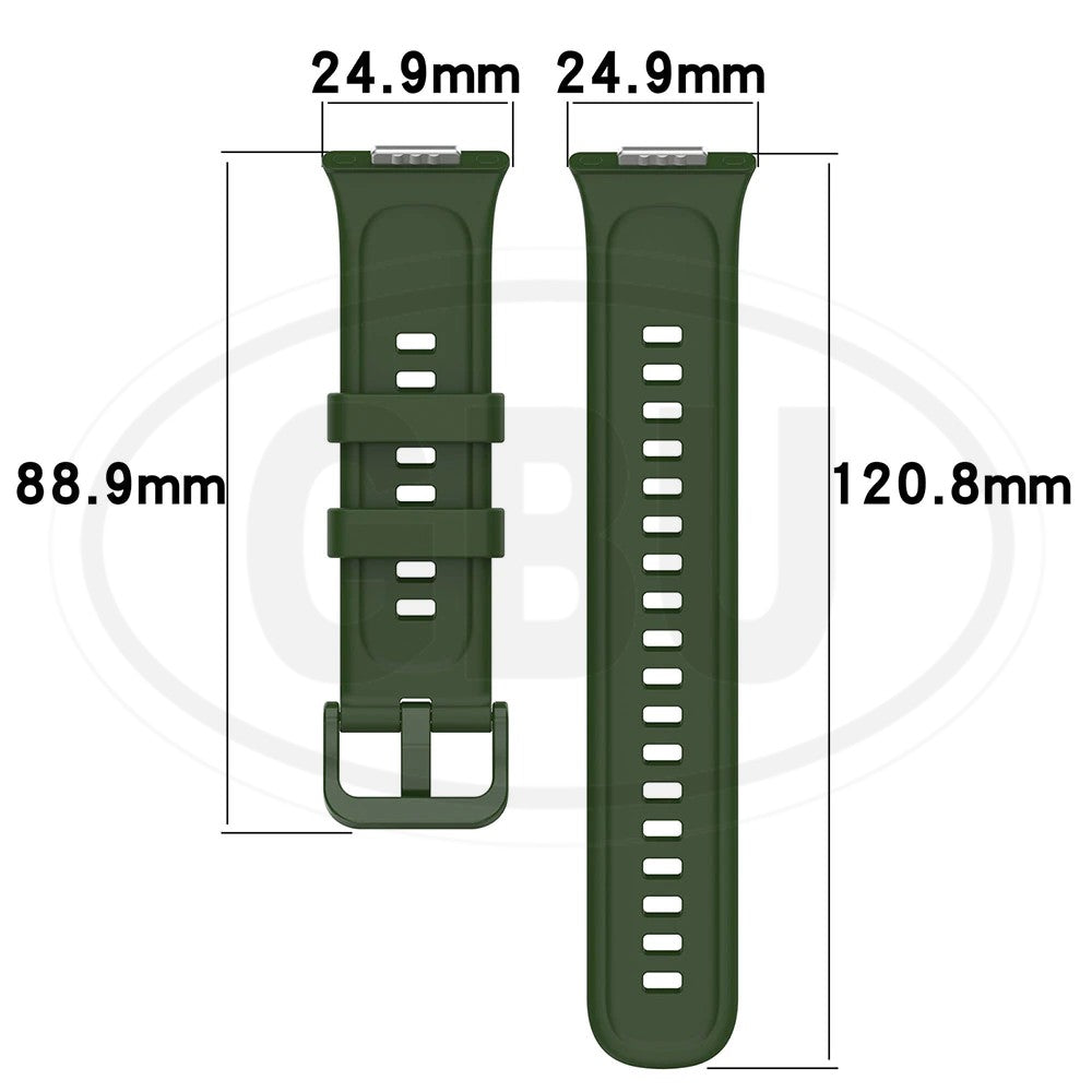 Huawei Watch Fit 2 / Watch Fit2 / YDA-B19V / YDA-B09S Soft Silicone Replacement Strap Band - Full Color Buckle