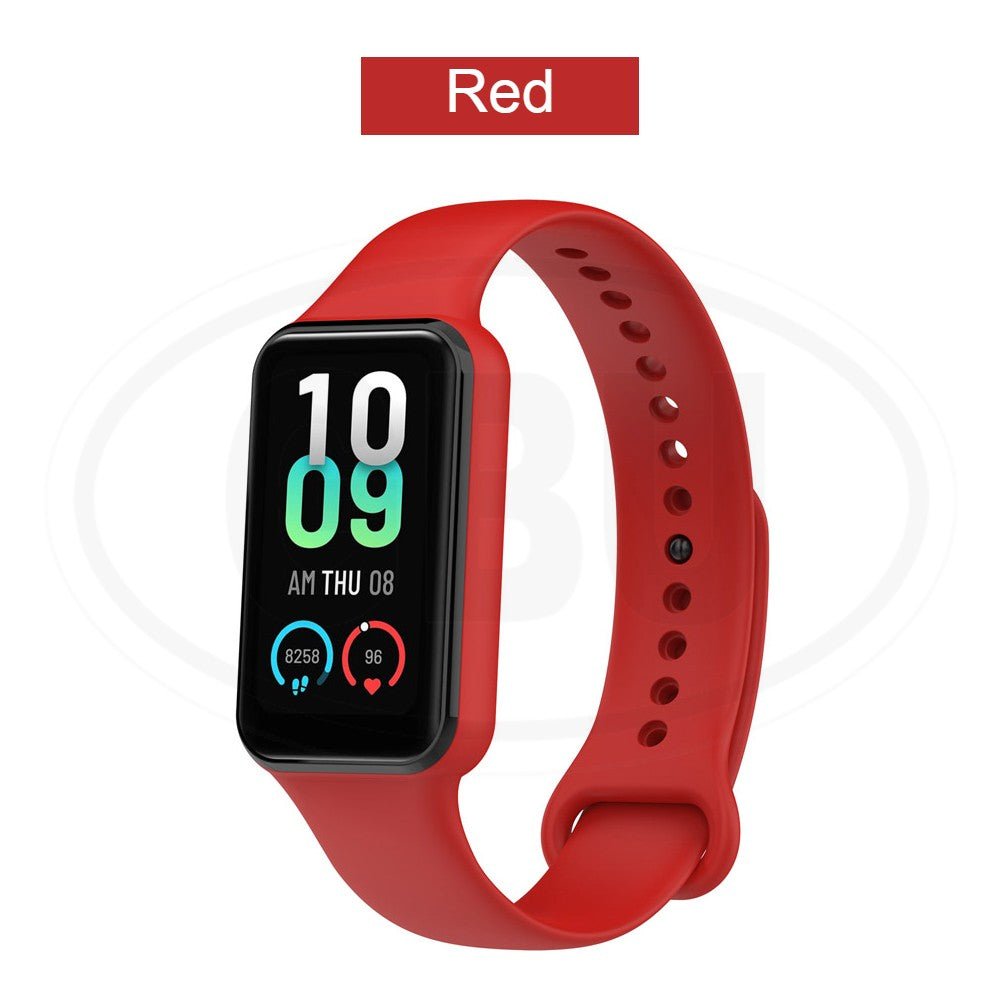 Compatible with Amazfit Band 7 / Band7 Smart Watch Soft Silicone Replacement Strap Band (NOT ORIGINAL)