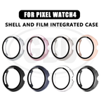 Google Pixel Watch 4 45mm / Google Pixel Watch 4 41mm Sarung Full Built-in Tempered Glass Cover